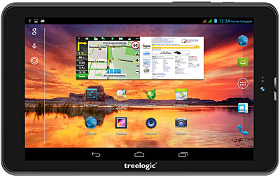 Компания Treelogic представляет свой новый планшет с функциями GPS-навигатора Treelogic Gravis 77QC 3G IPS GPS.